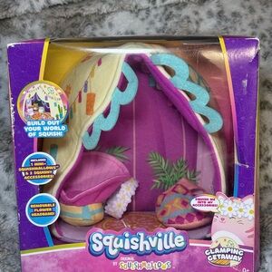 Squishmallows Purple & Teal Clamping Getaway Playset